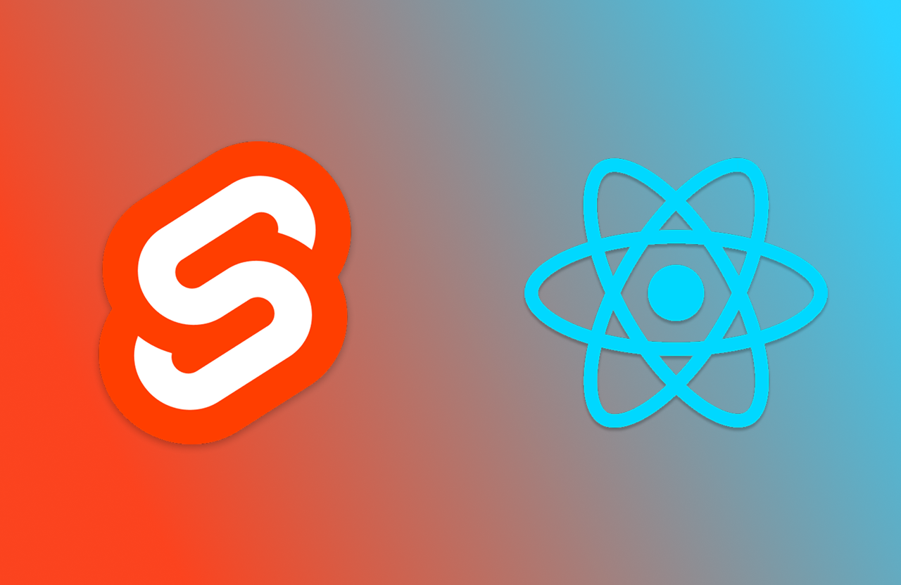 React/Svelte logo
